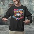 Retro Game Day Baseball Ice Cream Drip For Men Boy Kids Unisex Sweatshirt Retro Game Day Baseball Ice Cream Drip For Men Boy Kids Unisex Sweatshirt
