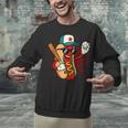 Retro Vintage Baseball Hot Dogs Unisex Sweatshirt Retro Vintage Baseball Hot Dogs Unisex Sweatshirt