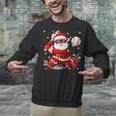 Santa Baseball Christmas Pajamas Xmas Men Boy Toddlers Unisex Sweatshirt Santa Baseball Christmas Pajamas Xmas Men Boy Toddlers Unisex Sweatshirt