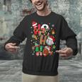 Santa Baseball Football Soccer Pajamas Ho Ho Christmas Xmas Unisex Sweatshirt Santa Baseball Football Soccer Pajamas Ho Ho Christmas Xmas Unisex Sweatshirt