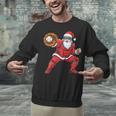 Santa Playing Baseball Baseball Lover Baseballer Xmas Unisex Sweatshirt Santa Playing Baseball Baseball Lover Baseballer Xmas Unisex Sweatshirt