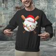 Santa Sports For Men Boys Christmas Baseball Player Unisex Sweatshirt Santa Sports For Men Boys Christmas Baseball Player Unisex Sweatshirt
