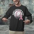 Save 2nd Base Breast Cancer Awareness Pink Ribbon Baseball Unisex Sweatshirt Save 2nd Base Breast Cancer Awareness Pink Ribbon Baseball Unisex Sweatshirt