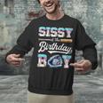 Sissy Of The Birthday Boy Baseball Ice Cream Drip Matching Unisex Sweatshirt