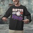 Sister Rookie Of Year 1st Birthday Baseball Theme Matching Unisex Sweatshirt