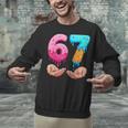 Six Seven 6-7 Baseball Ice Cream Drip 67 Meme Hands Unisex Sweatshirt Six Seven 6-7 Baseball Ice Cream Drip 67 Meme Hands Unisex Sweatshirt