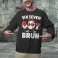 Six Seven Bruh Valentines Baseball Kids 67 Valentine Boys Unisex Sweatshirt Six Seven Bruh Valentines Baseball Kids 67 Valentine Boys Unisex Sweatshirt