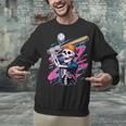 Skeleton Baseball Drip Boy Youth Dripping Baseball Halloween Unisex Sweatshirt Skeleton Baseball Drip Boy Youth Dripping Baseball Halloween Unisex Sweatshirt