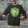 St Patrick Day Baseball Drip Ice Cream Baseball Home Plate Unisex Sweatshirt