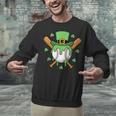 St Patricks Day Baseball Drip Ice Cream Baseball Home Plate Unisex Sweatshirt St Patricks Day Baseball Drip Ice Cream Baseball Home Plate Unisex Sweatshirt