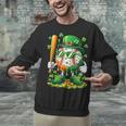 St Patricks Day Baseball Ice Cream Baseball Player Cartoon Unisex Sweatshirt St Patricks Day Baseball Ice Cream Baseball Player Cartoon Unisex Sweatshirt