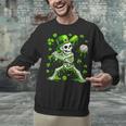 St Patricks Day Baseball Skeleton Irish Leprechaun Hat Boys Unisex Sweatshirt St Patricks Day Baseball Skeleton Irish Leprechaun Hat Boys Unisex Sweatshirt