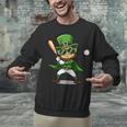 St Patrick’s Day Leprechaun Baseball Irish Graphic Unisex Sweatshirt St Patrick’s Day Leprechaun Baseball Irish Graphic Unisex Sweatshirt