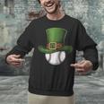 St Patricks Day Shamrock Baseball Saint Paddy's Kids Boys Unisex Sweatshirt St Patricks Day Shamrock Baseball Saint Paddy's Kids Boys Unisex Sweatshirt