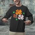 St Patricks Day Shamrock Basketball Baseball Men Boys Kids Unisex Sweatshirt St Patricks Day Shamrock Basketball Baseball Men Boys Kids Unisex Sweatshirt