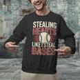 Stealing Hearts Like I Steal Bases Baseball Valentine Retro Unisex Sweatshirt Stealing Hearts Like I Steal Bases Baseball Valentine Retro Unisex Sweatshirt
