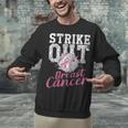 Strike Out Breast Cancer Baseball Warrior Unisex Sweatshirt Strike Out Breast Cancer Baseball Warrior Unisex Sweatshirt