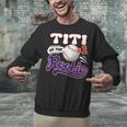 Titi Rookie Of Year 1st Birthday Baseball Theme Matching Unisex Sweatshirt
