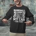 Trading Card Collector Cardboard Baseball Card Collector Unisex Sweatshirt