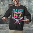 Trendy Mason 67 Mem Ice Cream Drip Baseball Birthday Costume Unisex Sweatshirt