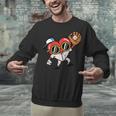 Valentines Day Baseball Heart Gloves Cute Boys Kid Youth Men Unisex Sweatshirt Valentines Day Baseball Heart Gloves Cute Boys Kid Youth Men Unisex Sweatshirt