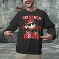 Valentines Day Baseball Six Seven 67 Meme Heart Baseball Dab Unisex Sweatshirt Valentines Day Baseball Six Seven 67 Meme Heart Baseball Dab Unisex Sweatshirt