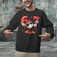 Valentines Day Six Seven Baseball 6 7 Meme Dab Heart Boys Unisex Sweatshirt Valentines Day Six Seven Baseball 6 7 Meme Dab Heart Boys Unisex Sweatshirt