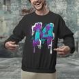 Vintage Baseball 14 Number Unisex Sweatshirt