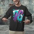 Vintage Baseball 76 Number Unisex Sweatshirt Vintage Baseball 76 Number Unisex Sweatshirt