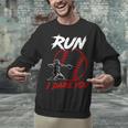 Vintage Baseball Catcher Boys Go Ahead Run I Dare You Unisex Sweatshirt