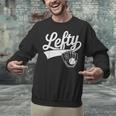 Vintage Baseball Tee Lefty Left Handed Baseball Player Unisex Sweatshirt Vintage Baseball Tee Lefty Left Handed Baseball Player Unisex Sweatshirt