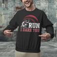 Vintage Humor Baseball Apparel Run I Dare You Unisex Sweatshirt Vintage Humor Baseball Apparel Run I Dare You Unisex Sweatshirt