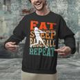 Women's Eat Sleep Baseball Repeat Vintage Player Sport Lover Retro Unisex Sweatshirt Women's Eat Sleep Baseball Repeat Vintage Player Sport Lover Retro Unisex Sweatshirt