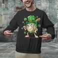Women's St Patricks Day Baseball Leprechaun Shamrock Player Boys Kid Unisex Sweatshirt Women's St Patricks Day Baseball Leprechaun Shamrock Player Boys Kid Unisex Sweatshirt