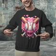 Women's Valentines Day Baseball Boys Ice Cream Drip Heart Youth Kids Unisex Sweatshirt Women's Valentines Day Baseball Boys Ice Cream Drip Heart Youth Kids Unisex Sweatshirt
