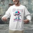 67 Meme Six Seven Baseball Ice Cream Drip Girls Boys Premium Tri-Blend Unisex Sweatshirt