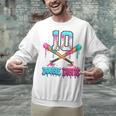 Baseball 10 Year Old Ice Cream Drip 10th Bday Double Digits Unisex Sweatshirt Baseball 10 Year Old Ice Cream Drip 10th Bday Double Digits Unisex Sweatshirt