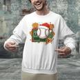 Baseball Christmas Scoreboard Celebration Premium Tri-Blend Unisex Sweatshirt