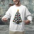 Baseball Christmas Tree Men Boys Youth Santa Sports Unisex Sweatshirt