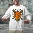 Baseball Drip Ice Cream Dripping Blaze Hunter Orange Camo Unisex Sweatshirt