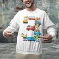Baseball Ice Cream Drip Vehicles Youth Baseball Drip Premium Tri-Blend Unisex Sweatshirt