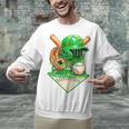 Baseball Life Style Ice Cream Drip Green Premium Tri-Blend Unisex Sweatshirt Baseball Life Style Ice Cream Drip Green Premium Tri-Blend Unisex Sweatshirt