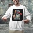 Cool Dollar Bill Guy With Cap And Baseball Costume Premium Tri-Blend Unisex Sweatshirt Cool Dollar Bill Guy With Cap And Baseball Costume Premium Tri-Blend Unisex Sweatshirt