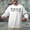 Double Play 6 4 3 2 Vintage Baseball Math Softball Player Premium Tri-Blend Unisex Sweatshirt