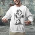 Frog Basketbal Men Women Grumpy Frog Playing Baseball Unisex Sweatshirt Frog Basketbal Men Women Grumpy Frog Playing Baseball Unisex Sweatshirt