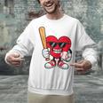 Heart Playing Baseball Valentines Day Unisex Sweatshirt Heart Playing Baseball Valentines Day Unisex Sweatshirt