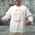 Hit Hard Run Fast Turn Left Baseball Fan Red Graphic Unisex Sweatshirt Hit Hard Run Fast Turn Left Baseball Fan Red Graphic Unisex Sweatshirt