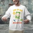 Hobby Trading Card Parody Humor 11 Baseball Cards Collector Premium Unisex Sweatshirt