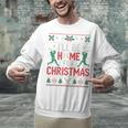 I’Ll Be Home For Christmas Baseball Ugly Sweater Art Unisex Sweatshirt I’Ll Be Home For Christmas Baseball Ugly Sweater Art Unisex Sweatshirt