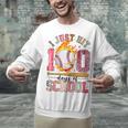 I Just Hit 100 Days Of School Baseball Lovers Fans Boys Kids Unisex Sweatshirt I Just Hit 100 Days Of School Baseball Lovers Fans Boys Kids Unisex Sweatshirt